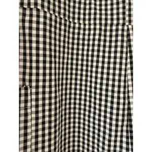 Polagram Womens Gingham Overalls Black White Plaid Bib Jumpsuit 2XL‎ thumbnail 3