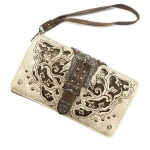Western Women's Cowgirl Shine Buckle Wallet thumbnail 1