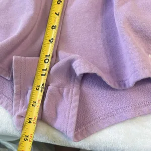 The North Face Purple Fleece Shorts Medium Women Lounge thumbnail 8
