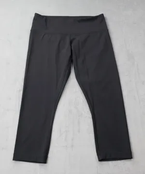 Lululemon Wunder Under Crop Leggings 4 Black Activewear Yoga Gym thumbnail 1