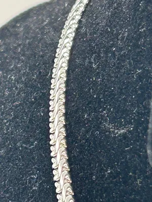 Layering Fishtail Chain Real Silver Stainless Steel Plated 3mm 20in Womens New thumbnail 3