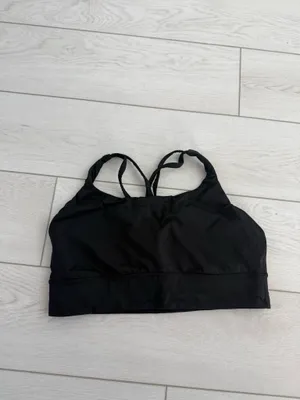 Lululemon Energy Longline Sports Bra Black thumbnail 3