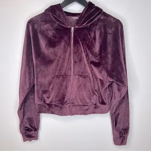 Victorias Secret Purple Velour Tracksuit Size‎ XS thumbnail 2