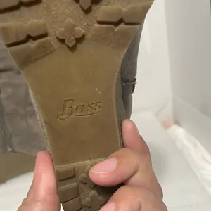 Bass under-the-Knee Slouch Suede Boots - Gray thumbnail 6