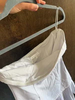 More To Come Revolve Lenore Strapless White Mini Dress thumbnail 11