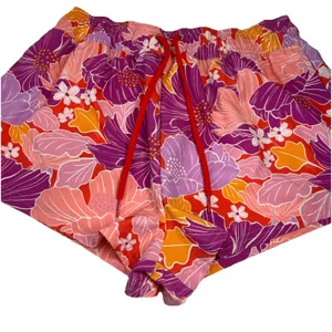 Roxy Bell Bottom Blooms No Bad Waves‎ Board Shorts Womens Small Floral NWT thumbnail 4
