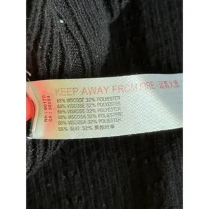 Intimately Free People 90s Babe Knit 2 Piece Set Medium Black Crop Top & Skirt‎ thumbnail 7