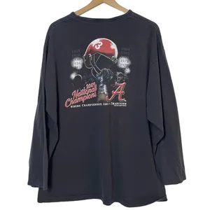 University of Alabama Size XL Black‎ 2009 National Champions Long Sleeve Shirt thumbnail 2