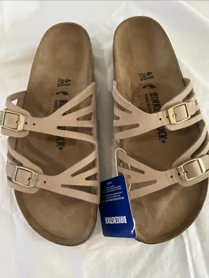 Birkenstock Granada Nuback Leather, Sand Castle, Size EU41/US10, NWT Display thumbnail 3