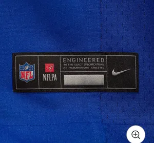 Men's Buffalo Bills Josh Allen Nike Royal Team Game Player Jersey thumbnail 4