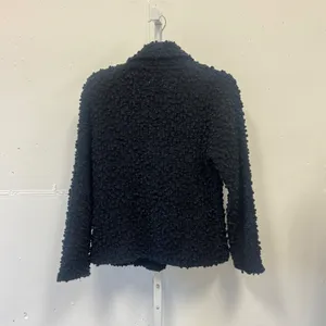 Dunnes Stores St Bernard Black‎ Popcorn Knit Shimmer Cardigan Jacket Size 10-12 thumbnail 2