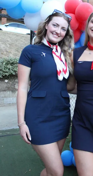 Pretty Little Thing Navy Mini Dress thumbnail 1