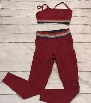 Marine layer the weekend sport leggings and sports bra set size small thumbnail 1