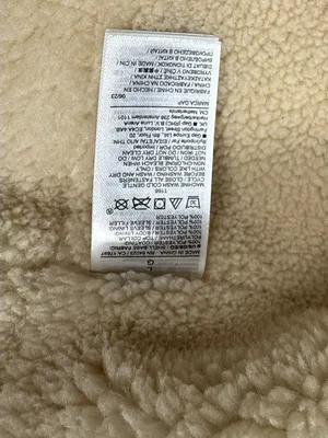 GAP Brown Bomber Jacket with Cream Sherpa Trim thumbnail 9