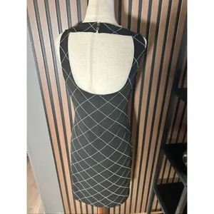 White House Black Market Black Window Weave Dress - Size XS classy stylish mini thumbnail 4