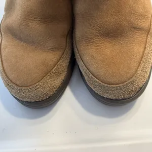 UGG Australia Ultra Short Chestnut Suede Boots Women's Size 9 Hard Sole EUC thumbnail 5