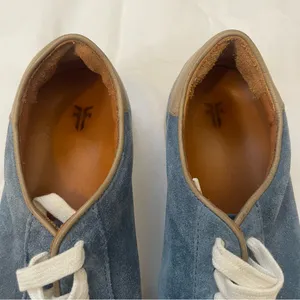 Frye Alexis Low Lace Aqua Suede Sneakers size 8 thumbnail 12