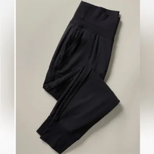Athleta Venice high rise jogger pants black small thumbnail 4