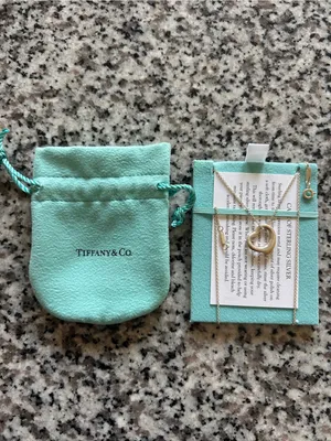 Tiffany & Co. Sterling Silver Elsa Peretti® Open Heart Pendant in Silver, 11 mm thumbnail 4