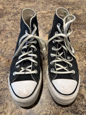 Black Platform Converse High-Top thumbnail 2