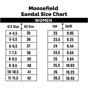 Moosfield Leather slip on sandal Sz 38/ US 7.5 thumbnail 2