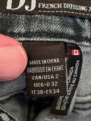 FDJ French Dressing Olivia Bootcut Jeans Womens 2 Medium Wash Pleated Hem Denim thumbnail 11