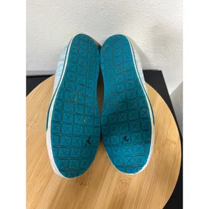 Hooey by‎ Twisted X Women's Lopers Shoes 8M Kicks Blue White Striped Textile Moc thumbnail 8