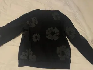 men’s denim tears hoodie Black Size L thumbnail 4