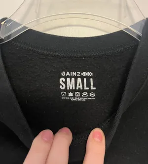 Gainz Box Black Sweatshirt - Small thumbnail 3