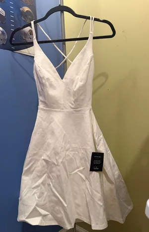 Lulus White Mini Dress thumbnail 1