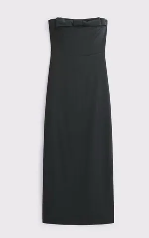 Abercrombie & Fitch Column Bow-Front Maxi Dress thumbnail 1