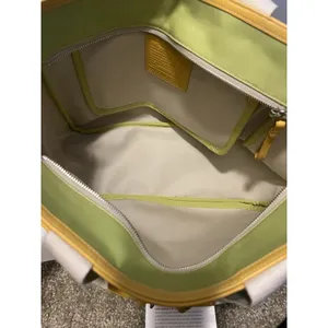 Coach Vintage Garden Tote Green Apple/ Yellow-6734 Coach Cards Included thumbnail 5