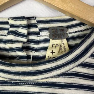 Free People We the Free‎ Mod Black & White Stripe 3/4 Long Sleeve Top XS thumbnail 6