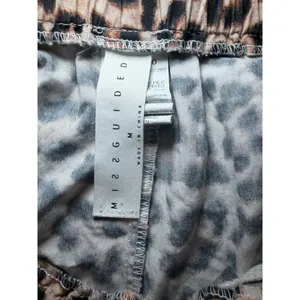 Missguided Leopard Print Lounge Shorts Womens‎ S Elastic Waist Y2K thumbnail 5