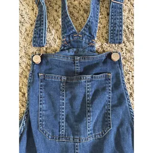 Time and Tru Women's Denim Drawstring‎ Overalls Size Small (4-6) thumbnail 4