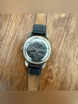 Brighton Santa Monica Watch with Leather Band - needs a new battery and a polish thumbnail 2