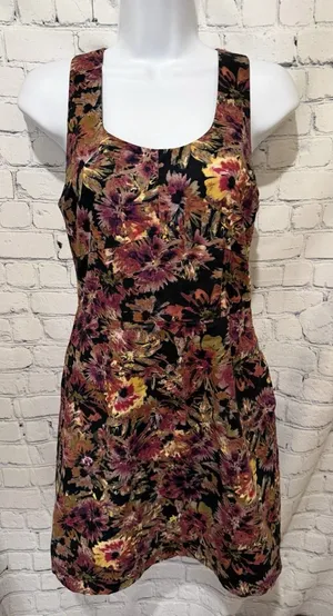 Jack by BB Dakota Tyrian Sheath Floral Sleeveless Dress Size 2 thumbnail 1