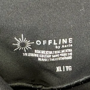 OFFLINE by Aerie XL Leggings Real Me Xtra Black High Rise 7/8 Solid Cropped 992 thumbnail 8