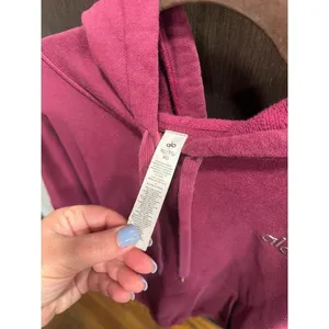 Alo Yoga Accolade Hoodie burgundy women's XL thumbnail 3