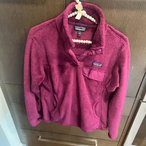 Patagonia Women's Jacket Snap-T Fleece Pullover Purple Size Medium thumbnail 2