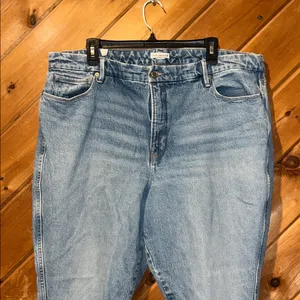 Good American good curve skinny crop distressed ankle size 18 jeans thumbnail 3