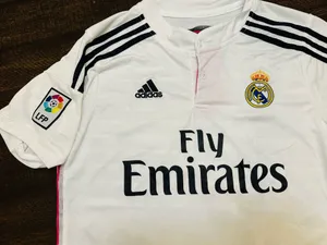 Real Madrid 2014/2015 Adidas Home Soccer Shirt Men'S Size Small Jersey thumbnail 2