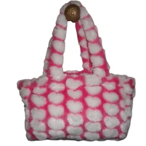 Sanrio Hello Kitty Furry Tote NWT thumbnail 2