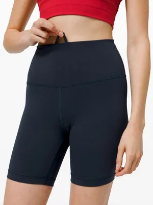 Lululemon Wunder Train High-Rise Short 6", True Navy thumbnail 1
