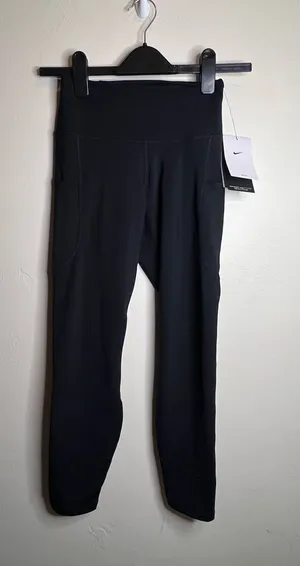 Nike‎ Black High-Rise 7/8 Leggings thumbnail 1