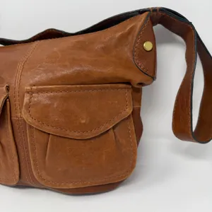 Fossil Long Live Vintage Crossbody Bag Cognac Leather Utility Women Small thumbnail 10