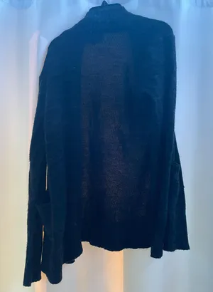 Ambiance Apparel Black Cardigan Sweater thumbnail 2