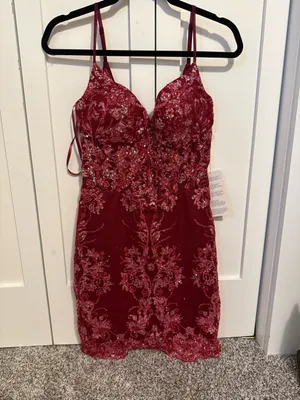 Stacey’s homecoming dress Red thumbnail 3
