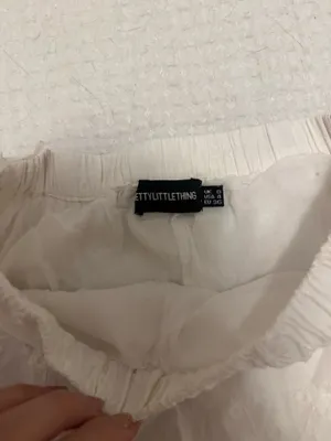 White off the shoulder dress thumbnail 3