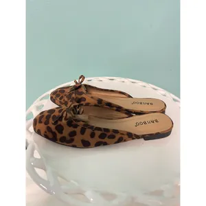 Women's Bamboo Leopard Print‎ Sequence Size 5.5 New S-311 thumbnail 4